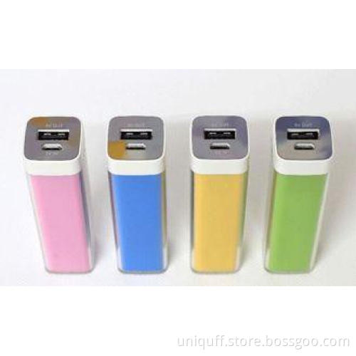 Fashion Lipstick Style Desigh Portable Plastic Power Bank 2
